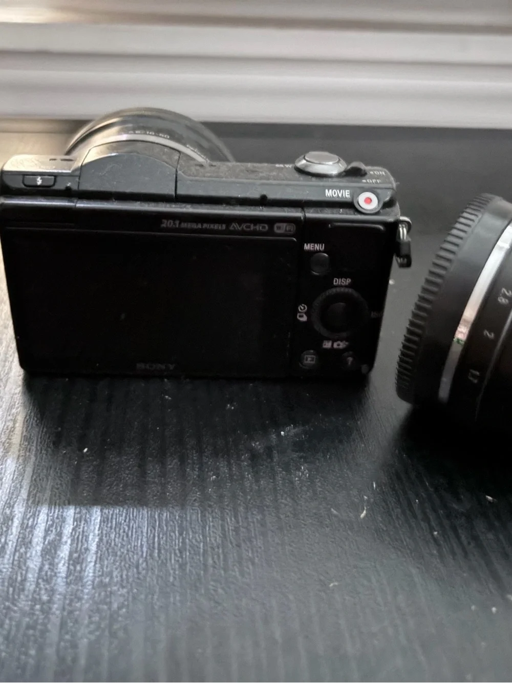 Sony A5000 Black Compact Camera Lens with Front Cap